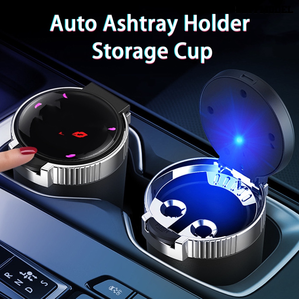 [SM] Lampu LED Mobil Portable Cylinder Car Storage Box Cup Perlengkapan Otomotif