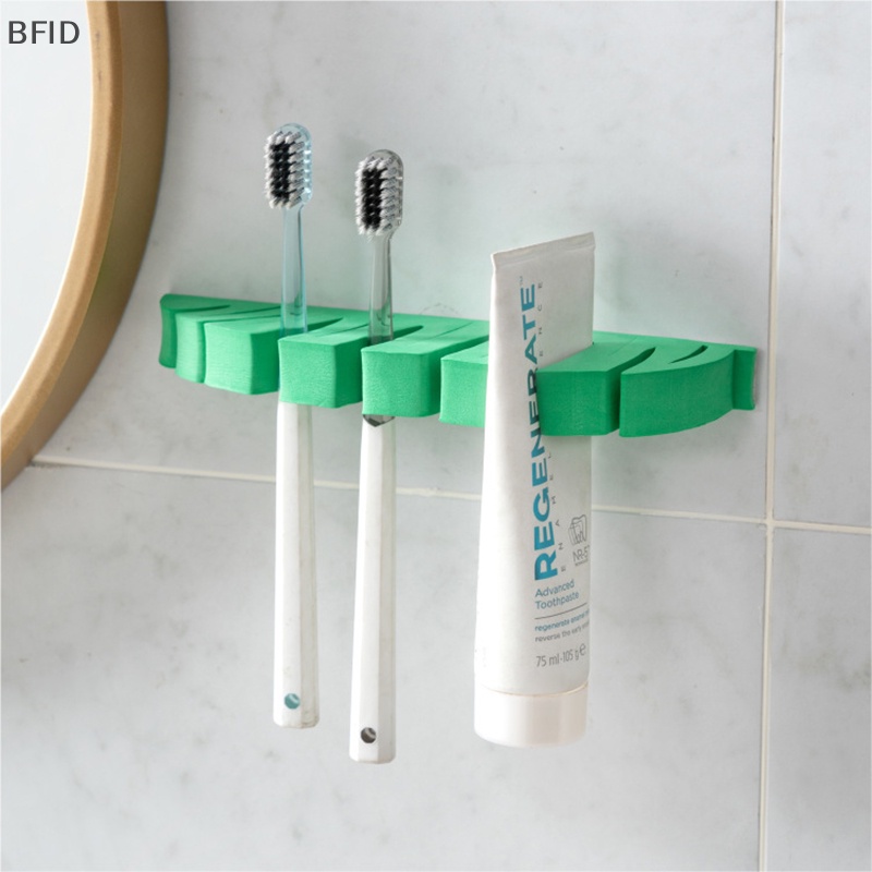 [BFID] Tempat Rak Pengering Brush Makeup Bentuk Daun Stand EVA Cosmetic Brushs Drain Stand [ID]