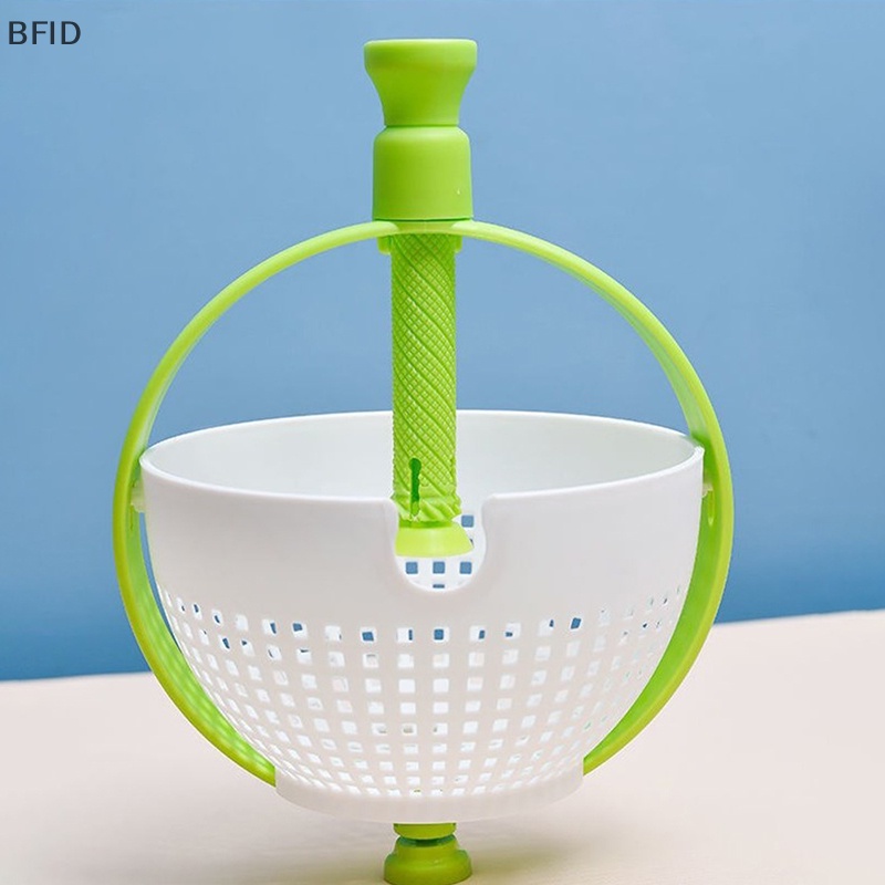 [BFID] Salad Spinner Alat Cuci Sayur Centrifugal Dewatering Drain Basket [ID]