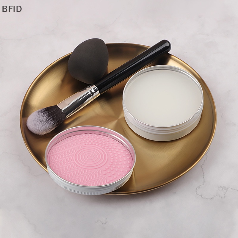 [BFID] 2in1 Silicone Makeup Brush Cleaner Sabun Pad Cuci Scrubber Papan Pembersih Mangkok [ID]