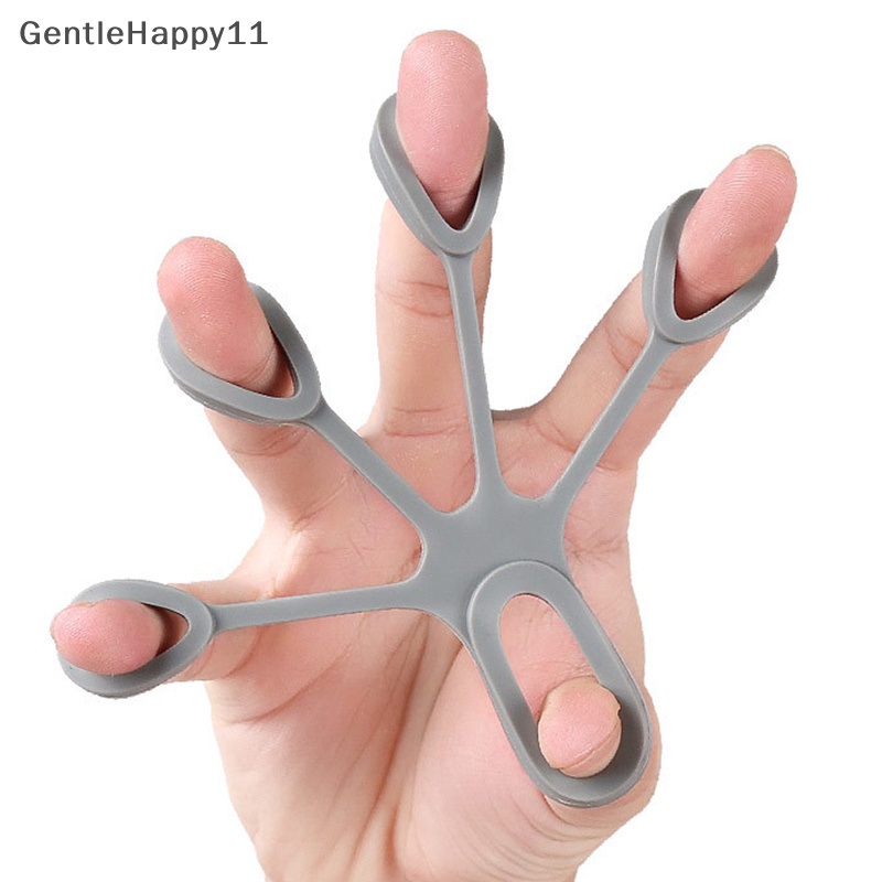 Gentlehappy Silicone Hand Expander Finger Hand Grip Finger Training Tandu Pelatih Kekuatan Resistance Band Latihan Pergelangan Tangan Fitness id