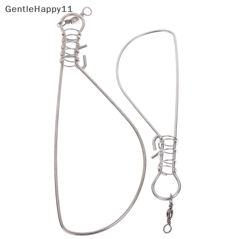 Gentlehappy 14 /18CM Lock Fish Portable Sabuk Stainless Steel Hidup Perlengkapan Alat Pancing id