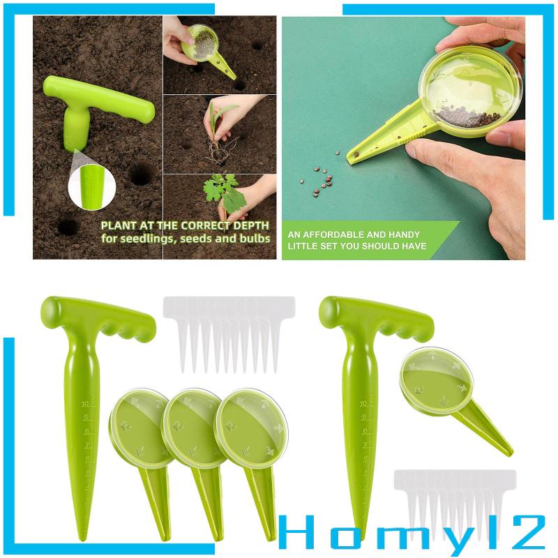 [HOMYL2] Garden Transplanting Set Sower Perlengkapan Taman Untuk Taman Pot Bunga Halaman Belakang