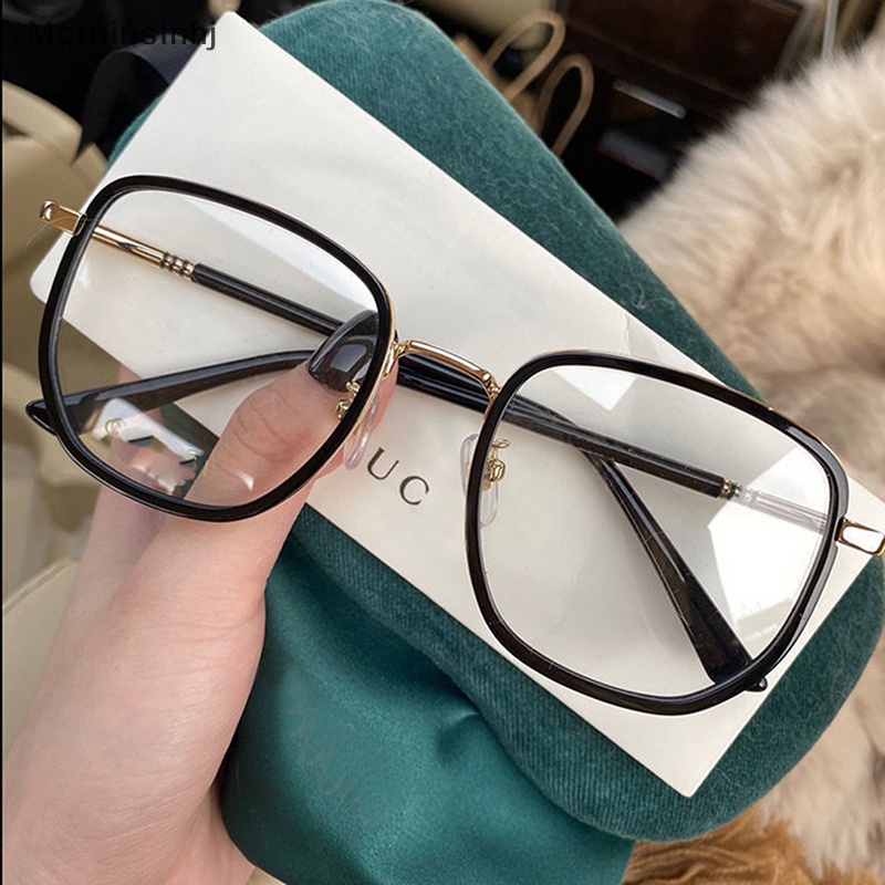 Mornin ins Tanpa makeupSquare frame Glassestransparan Eyewear Glasses Untuk Wanita id