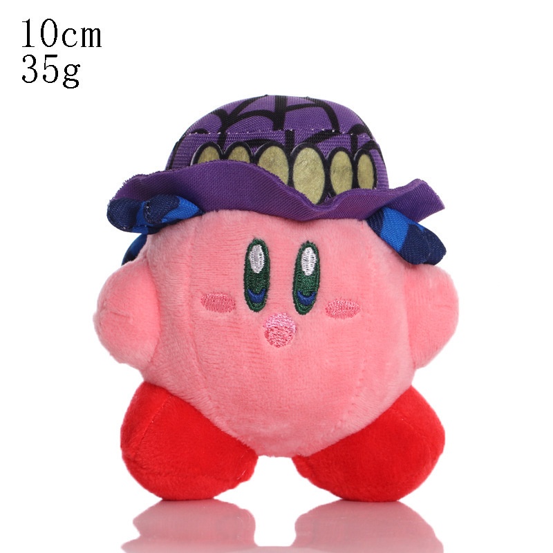 20cm 10cm Bintang Lucu Kirby Boneka Mainan Mewah Ninja Kostum Chef Pakaian Mahkota Berdandan Kirbys Boneka Mainan Lembut Untuk Anak