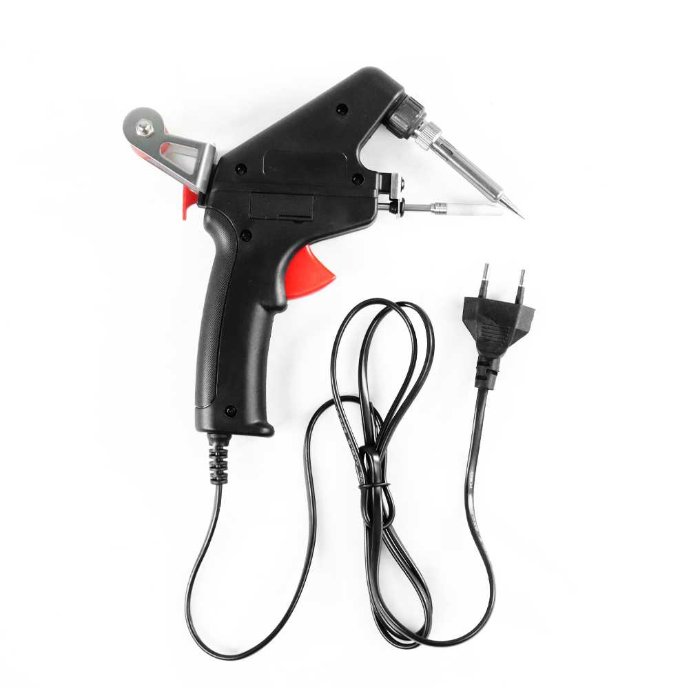 Solder Listrik Tembak Tin Iron Gun Adjustable Heat 220V 60W BURNHILDA