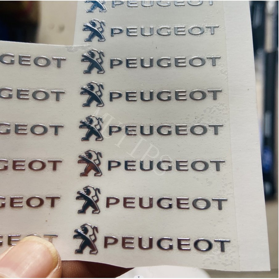 Peugeot Logo Mobil Metal Stiker 3D Kreatif Dekorasi Mobil Jendela Pintu Interior Lencana Untuk 2008 3008 206 208 207 307 308 508 408 5008 406