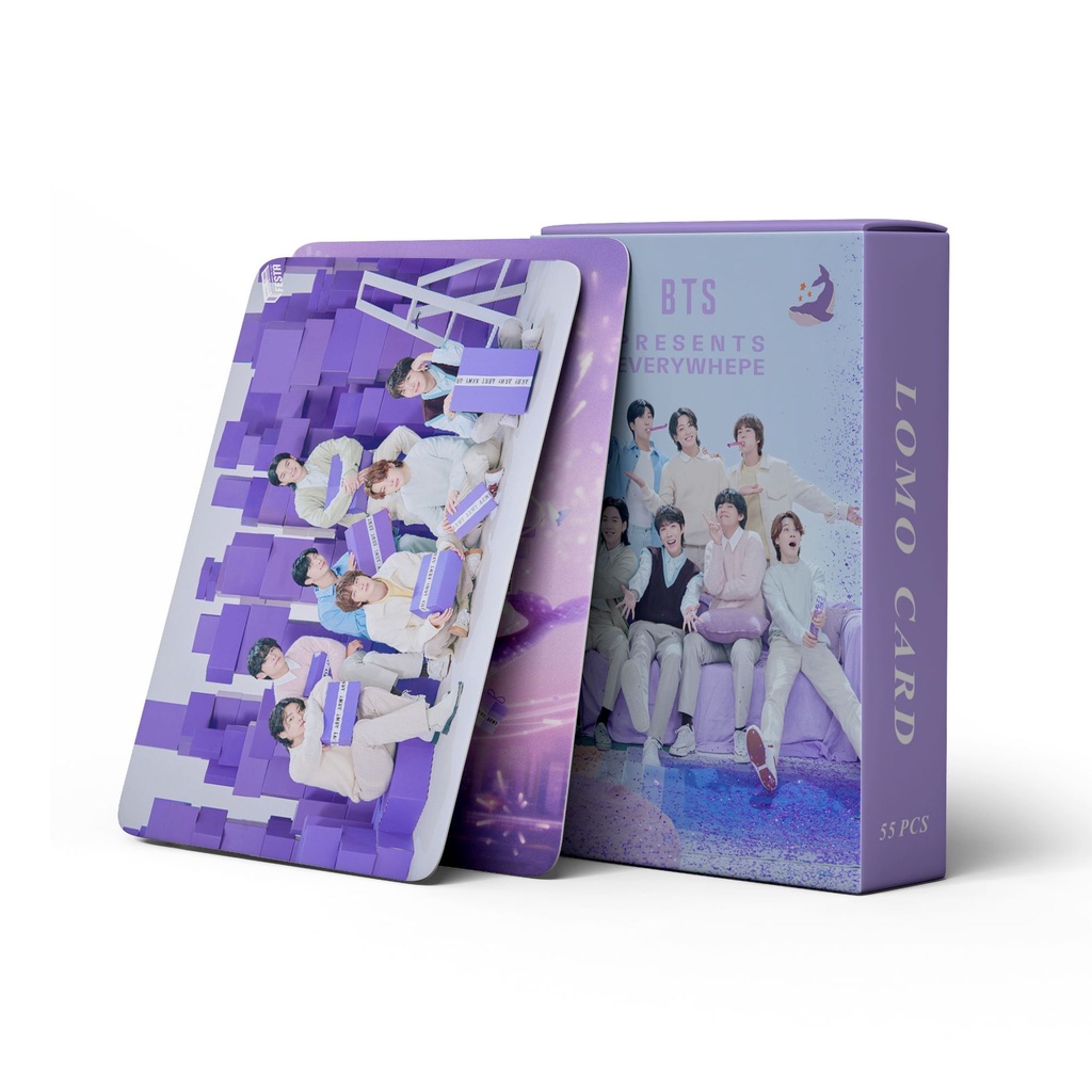 55pcs /box BT-S 10TH ANNIVERSARY Photocards Album Kartu Lomo Bangtan Boys Kpop Postcards