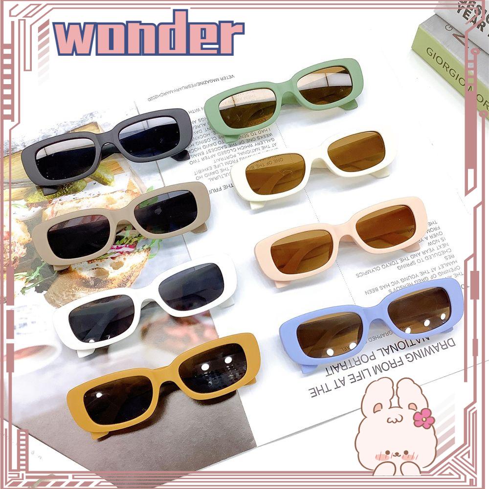 WONDER Kacamata Hitam Anak Kacamata Fashion Perlindungan Uv400Segi Panjang