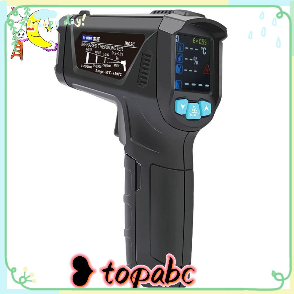 TOP Termometer Infrared Digital Industrial Kulkas Pizza Oven Handheld Non Kontak Bukan Untuk Manusia -58°F Sd1472°F(-50~800°C)