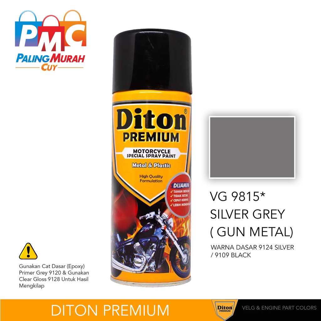 Diton PREMIUM 9815* Silver Grey Cat Semprot /Pylox/Samurai/Helm
