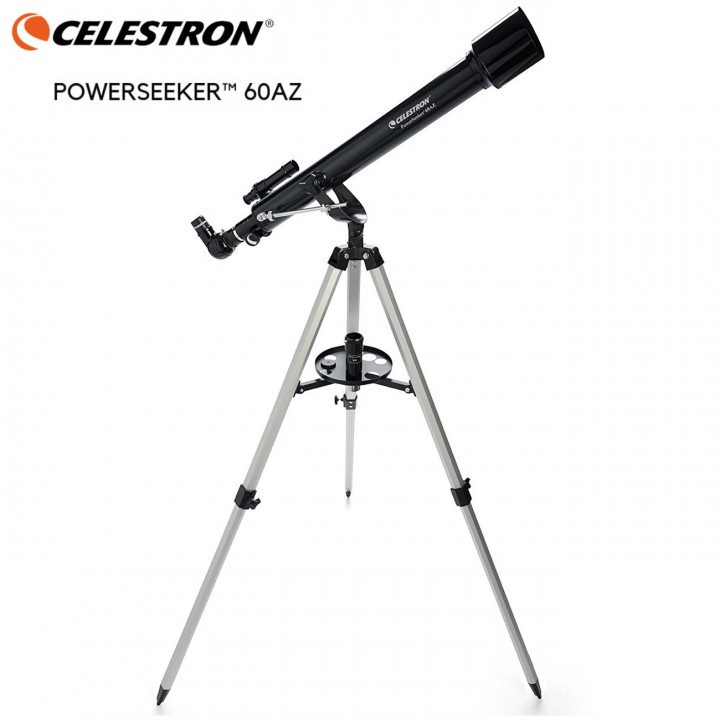 53 CELESTRON PowerSeeker 60AZ - Teleskop Bintang dengan Tripod