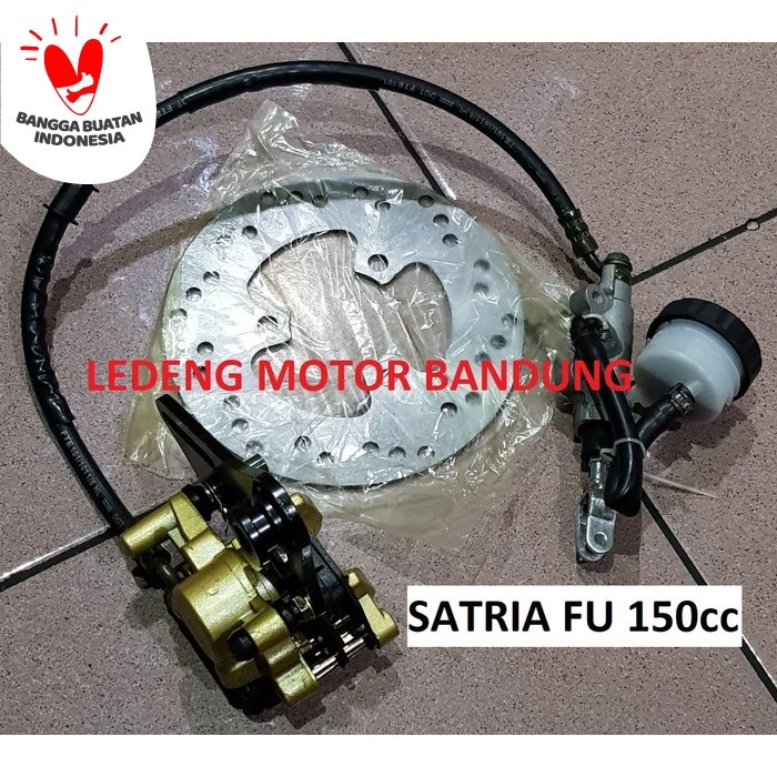 Cakram Satria-FU Belakang + Kaliper Master Rem Nissin KW Bukan Ori