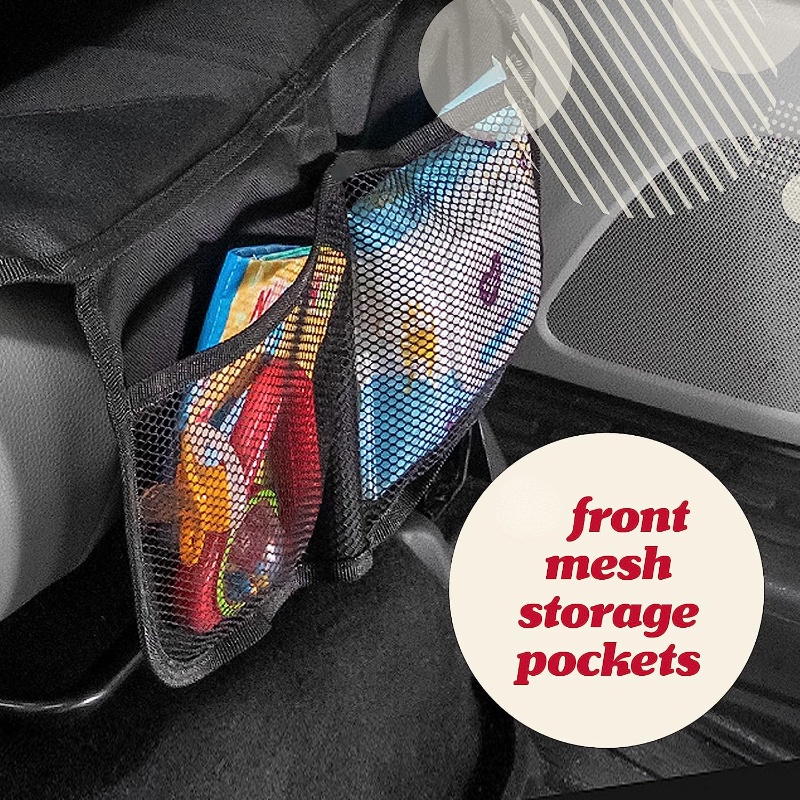 Universal Car Seat Protector for Child Car Seat, Pelindung Jok Mobil Anti Air Tidak Licin Untuk Kursi Kulit Bawah Carseat (Hitam)
