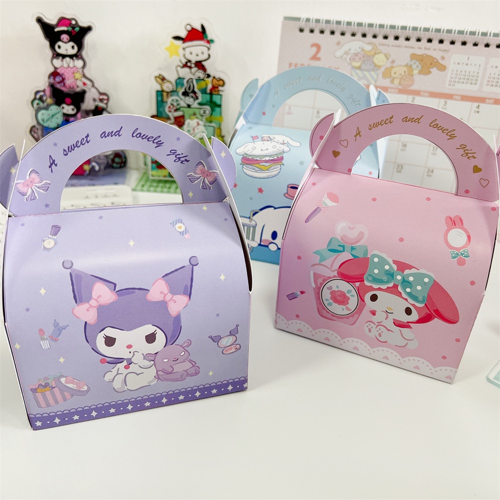 KOTAK SOUVENIR SNACK KADO SANRIO CINNAMOROLL KUROMI MELODY POCCHA / GOODIEBAG SANRIO