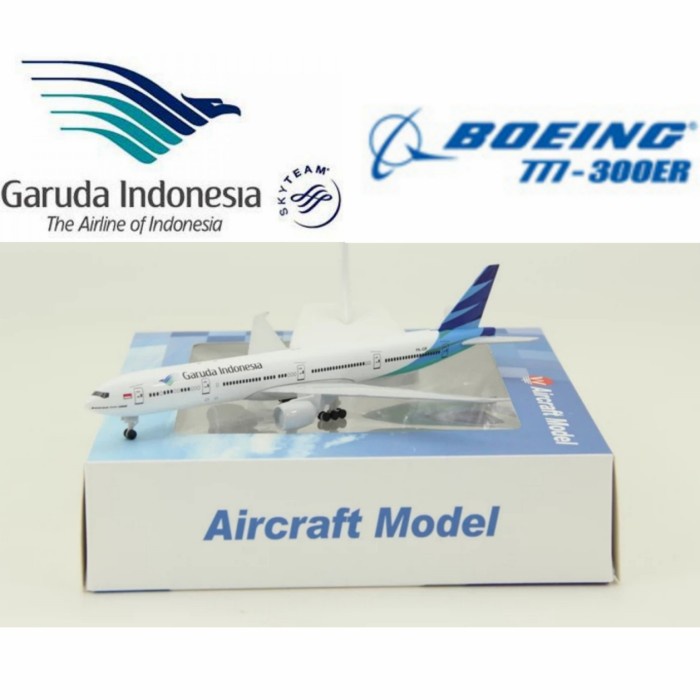 SALE Miniatur Pesawat Garuda Indonesia Boeing 777 300ER Termurah