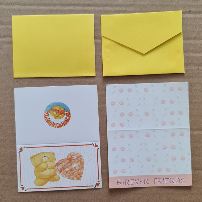 

[SC] Kartu Ucapan Karakter FOREVER FRIENDS (b)