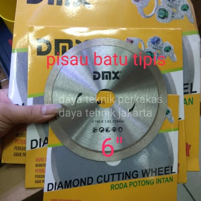 

Kekebaharu_ - Diamond Cutting Knife 6" - Pisau Potong Batu Akik Tipis DMX