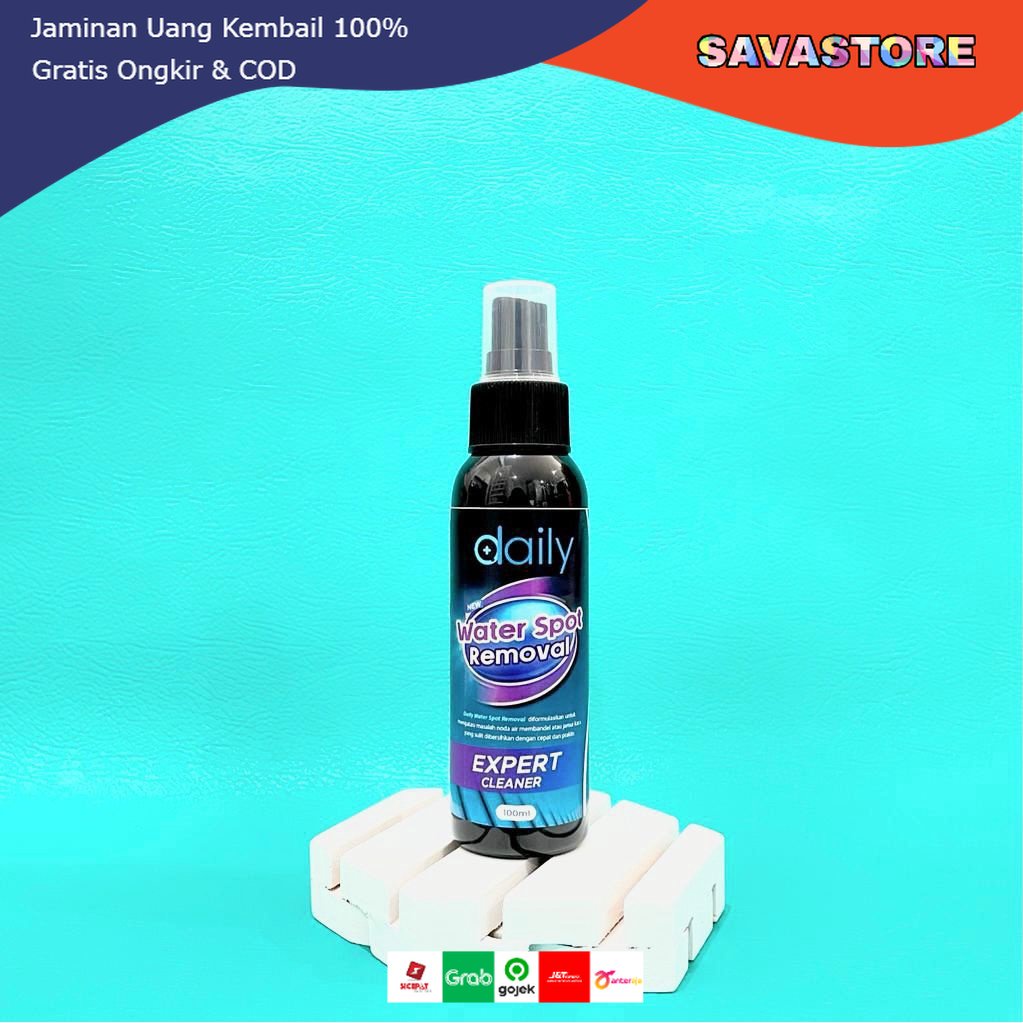 Cairan Pembersih Kerak Kaca - Daily Waterspot Removal 100ml Ampuh - Spray Pembersih Kerak Jamur Kaca Jendela Kendaraan Spion