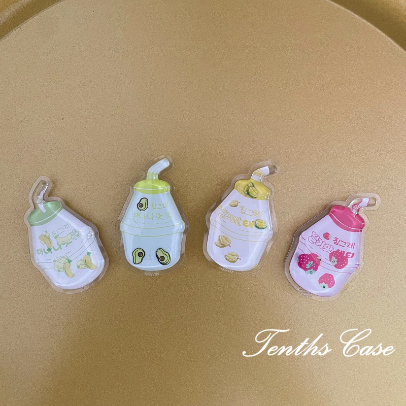 Bubble Tea Series Mobile Phone Holder Telescopic Desktop Lazy Ring Buckle Airbag Bracket INS Simple Phone Bracket Untuk IPhone Android Phone Case