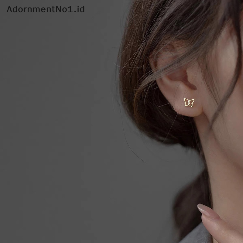 [AdornmentNo1] Anting Stud kupu anting baru anting ringan untuk wanita gadis pesta pernikahan baru perhiasan halus hadiah