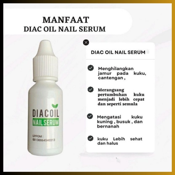 Obat Kuku Jamur dan Rusak Serum Kuku Rusak Cantengan Diacoil Nail Serum