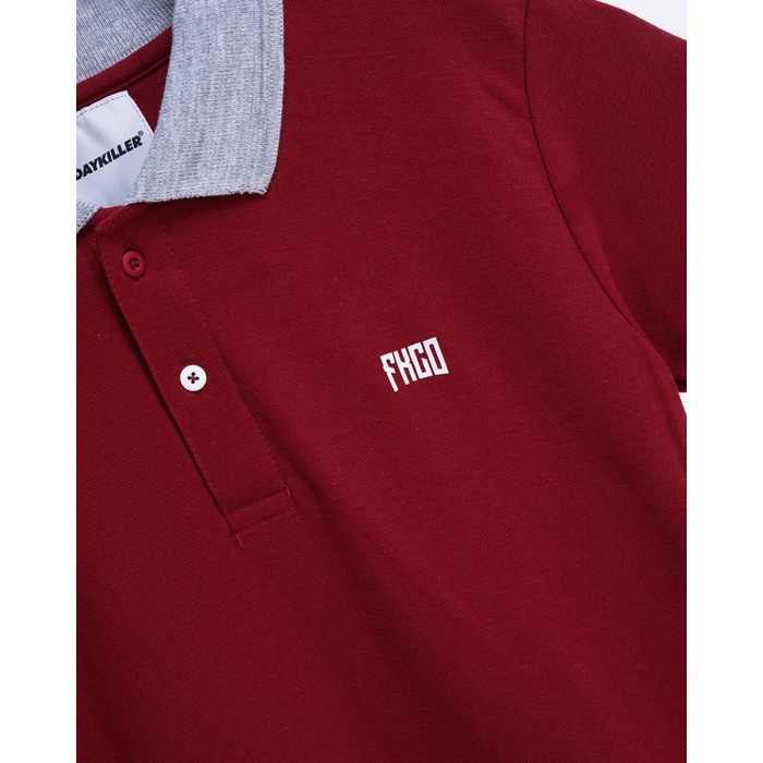 KAOS POLO FRIDAY KILLER | ARAM MAROON