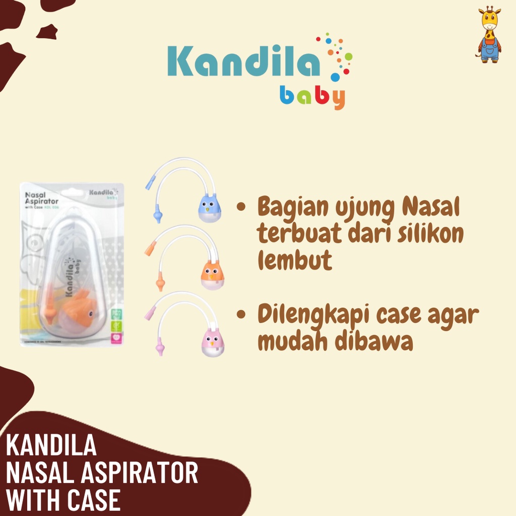 Kandila Nasal Aspirator With Case KDL 036 - Penyedot Ingus Bayi