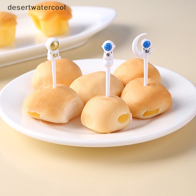Deid 8Pcs Mini Anak Hewan Makanan Buah Picks Garpu Kotak Makan Aksesori Dekorasi Alat Martijn