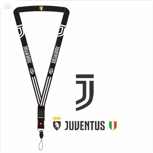 

Tali Lanyard JUVENTUS Aksesoris Custom Lanyard Gantungan Kunci HP POD Lanyard Tali ID Card