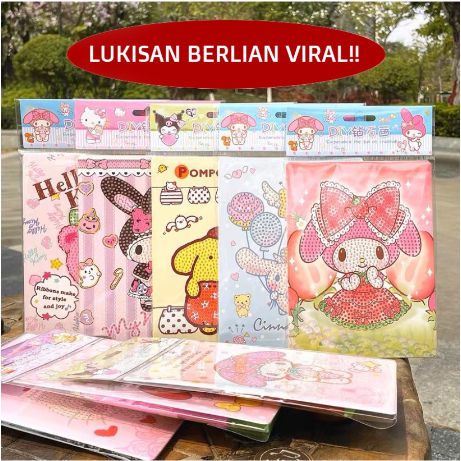 

Stiker Momo KOREA Diamond Painting Sticker Diamond Lukisan Mainan Anak Viral P8
