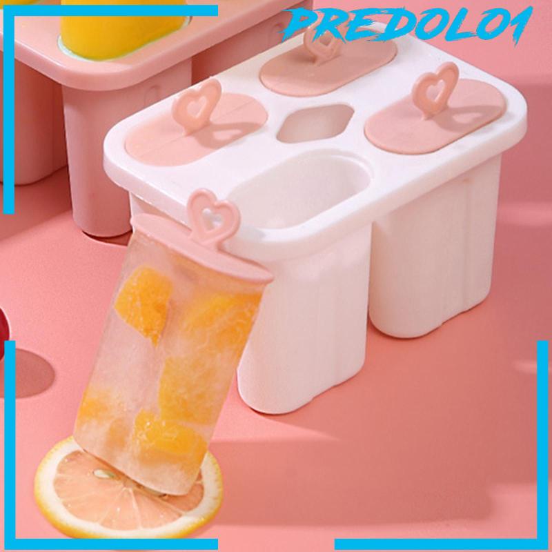 [Predolo1] Cetakan Es Krim DIY Wadah Penyimpanan Makanan Alat Dapur Cetakan Krim Kreatif