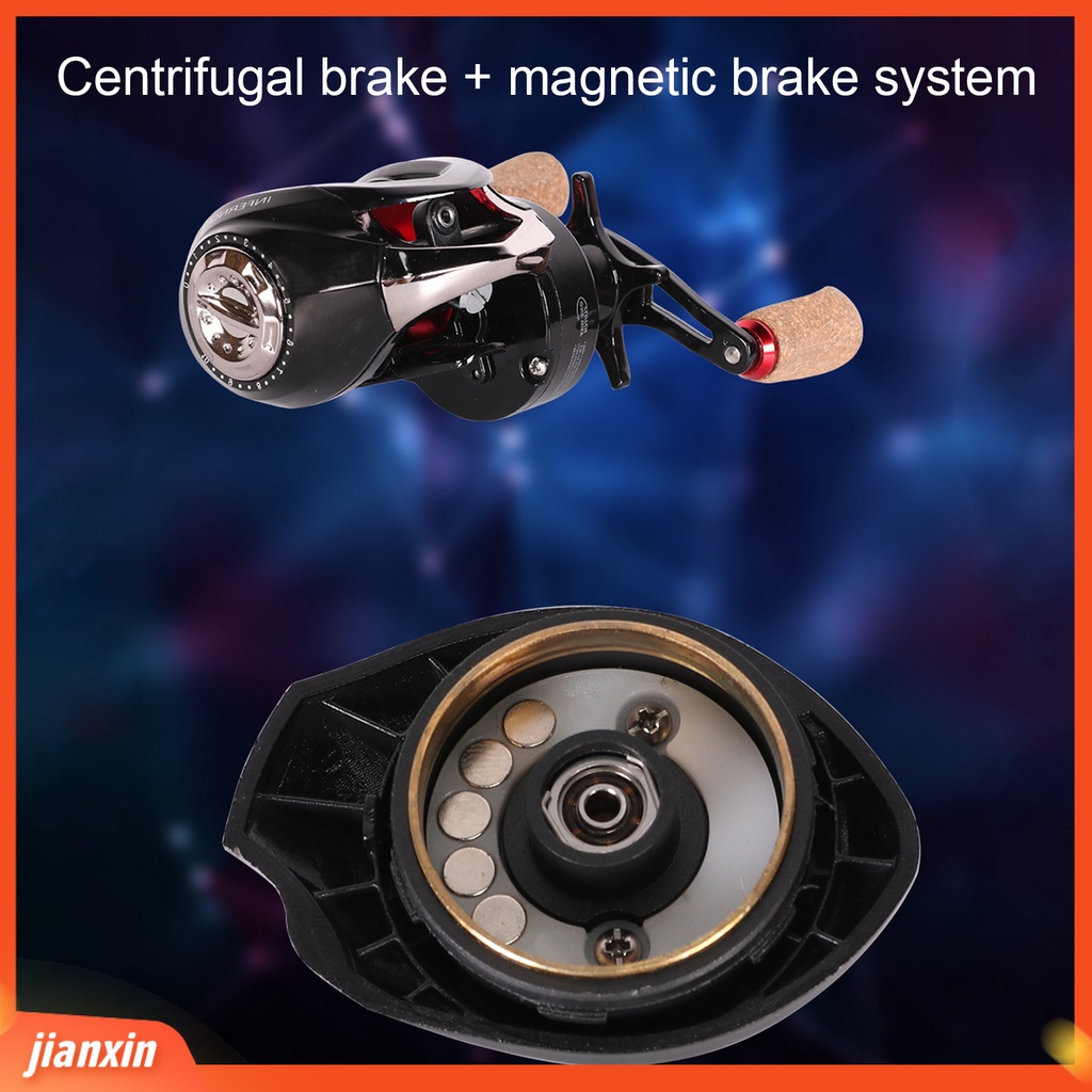 (In Stock) Baitcasting Reel 7plus 1bears Gear Ratio 7.0:1 Kiri /Kanan Tangan Centrifugal/ic Sistem Pengereman Ganda Metal Ultra-Ringan Gulungan Pancing Pengecoran Panjang Universal Untuk Outdoor