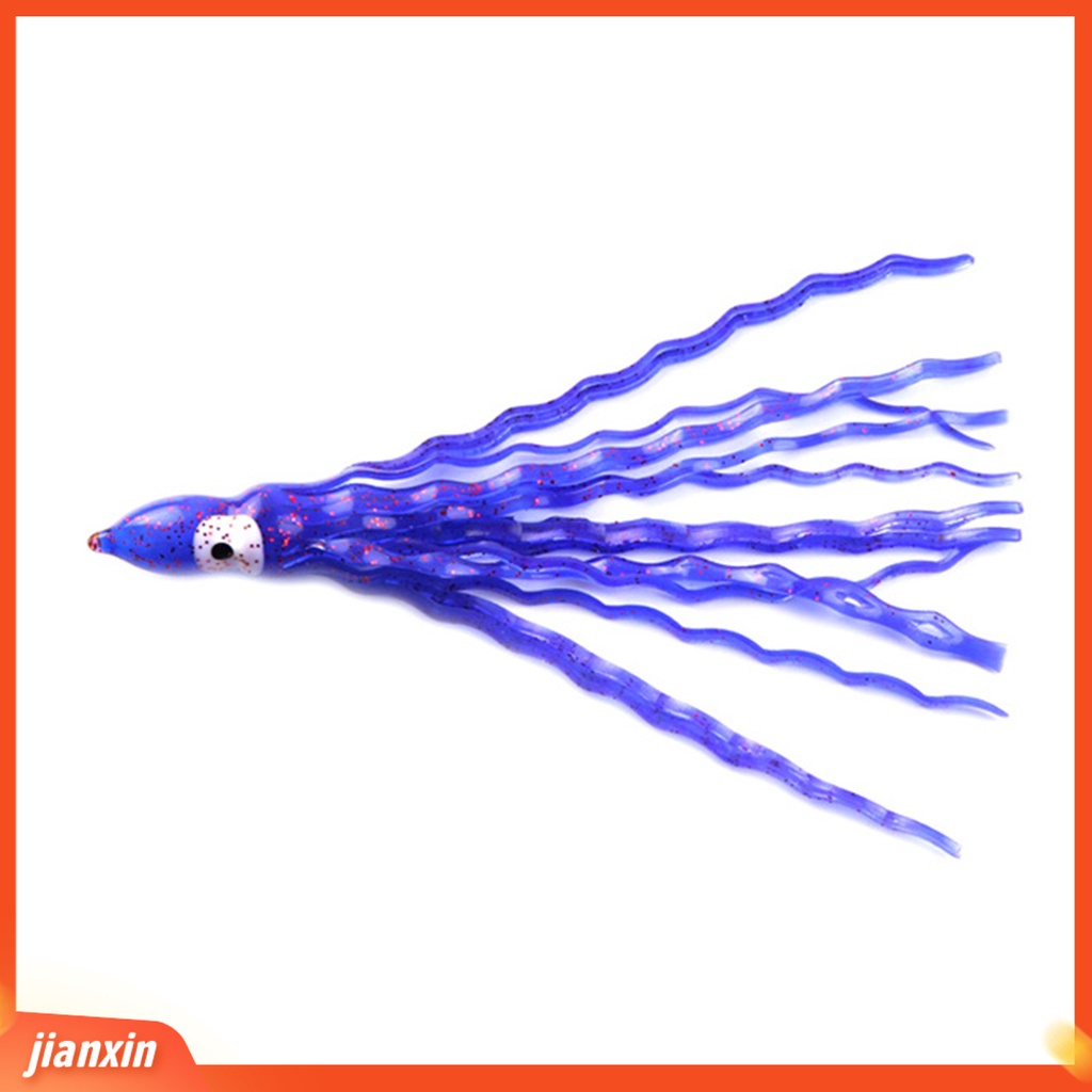 (In Stock) 14cm /6.5g Umpan Pancing Simulasi Menggoda Tahan Gigit Angling Karet Lembut Jarak Jauh Pengecoran Gurita Umpan Memancing Luar Ruangan