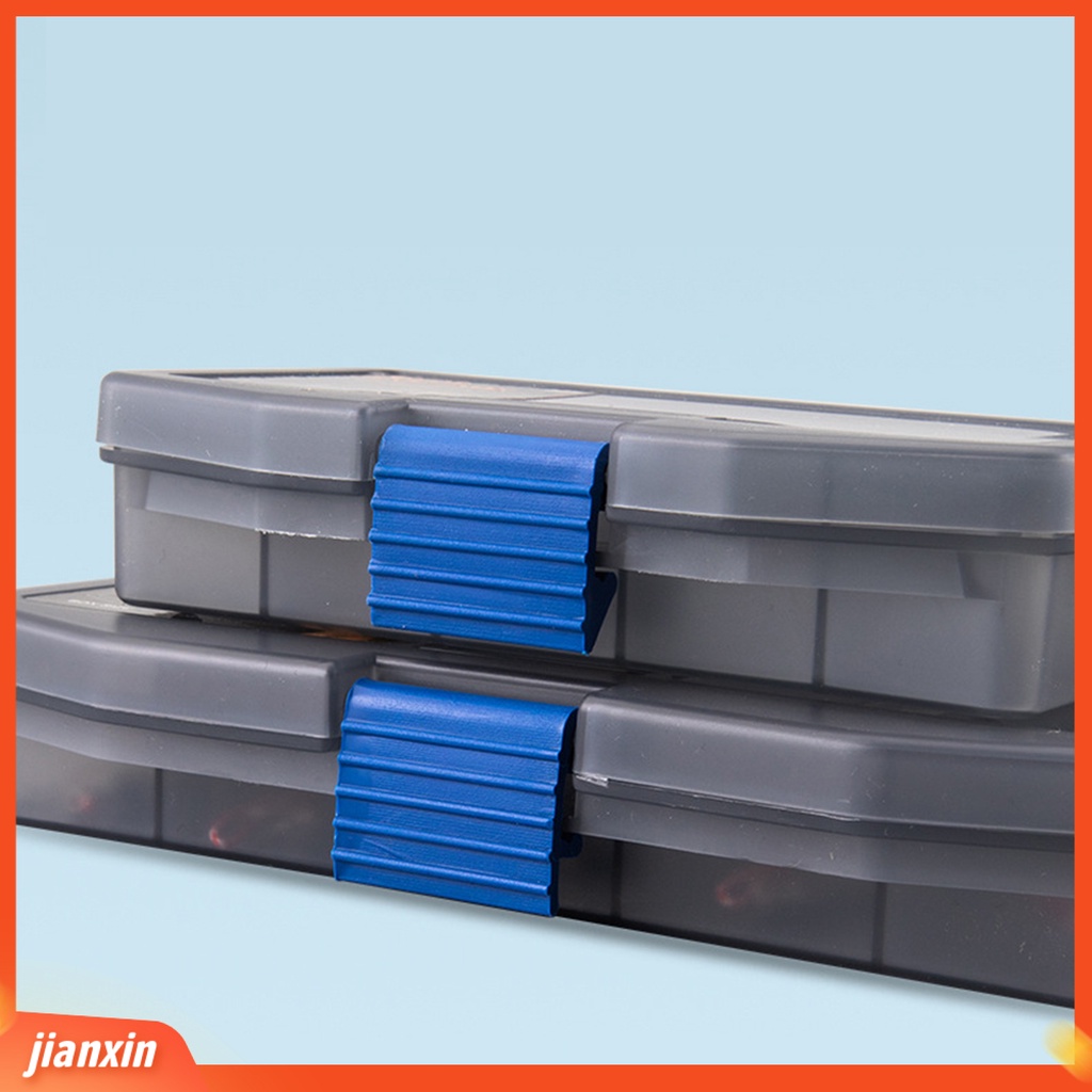(In Stock) Lure Box Kompartemen Kapasitas Tinggi Tahan Air Anti Gores Tahan Jatuh Pensil Ikan Kecil Umpan Palsu Kotak Perlengkapan Memancing