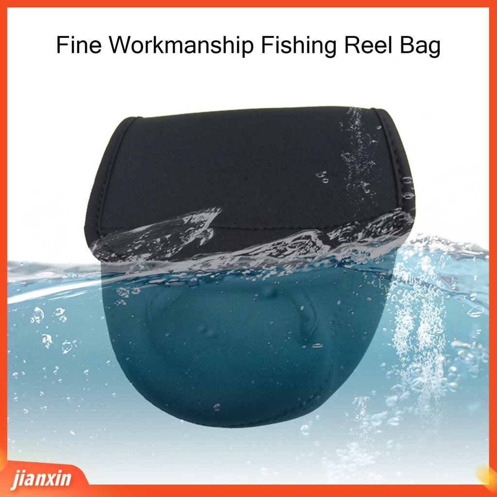(In Stock) Tas Pancing Laut Anti Gores Tidak Masuk Air Anti Getaran Multifungsi Neoprene Casting Reel Lure Bag Perlengkapan Memancing