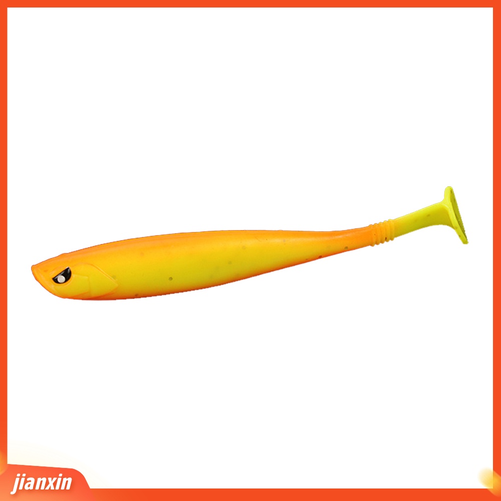 (In Stock) 12 cm 10g Simulasi Ikan T-Bentuk Ekor Umpan Memancing Luar Ruangan Soft Lure Tackle Tool