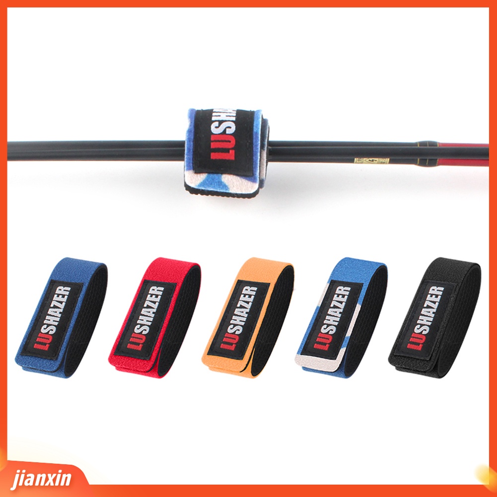 (In Stock) LUSHAZER Pancing Tie Magic Tape Elastis Wrap Band Tali Aksesoris Ikan