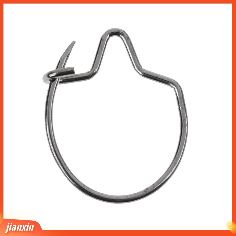 (In Stock) 20pcs S/M/L Stainless Steel Carp Fishing Maggots Klip Umpan Hook Tackle Tool