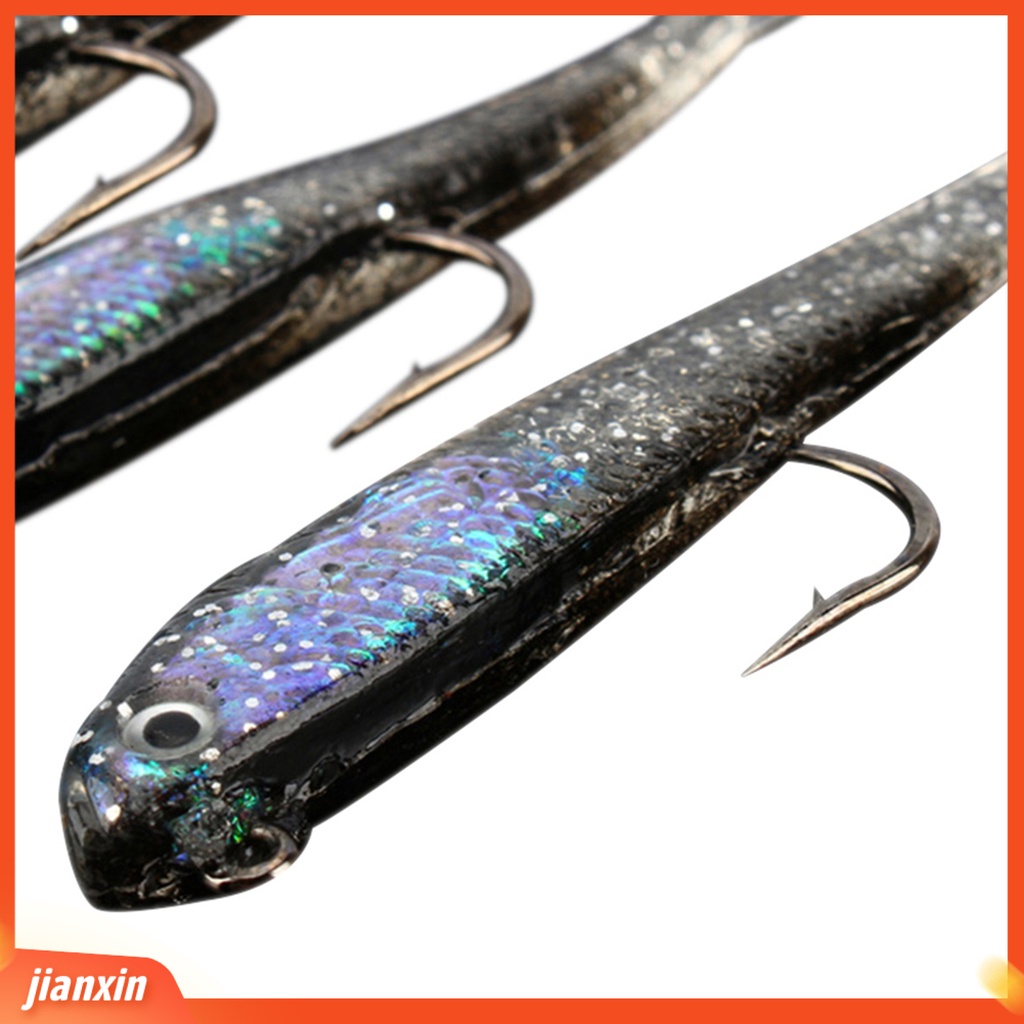 (In Stock) 10Pcs 73mm 5.45g Silikon Lembut Umpan Kait Tunggal Buatan Ikan Kecil Umpan Pancing Tackle