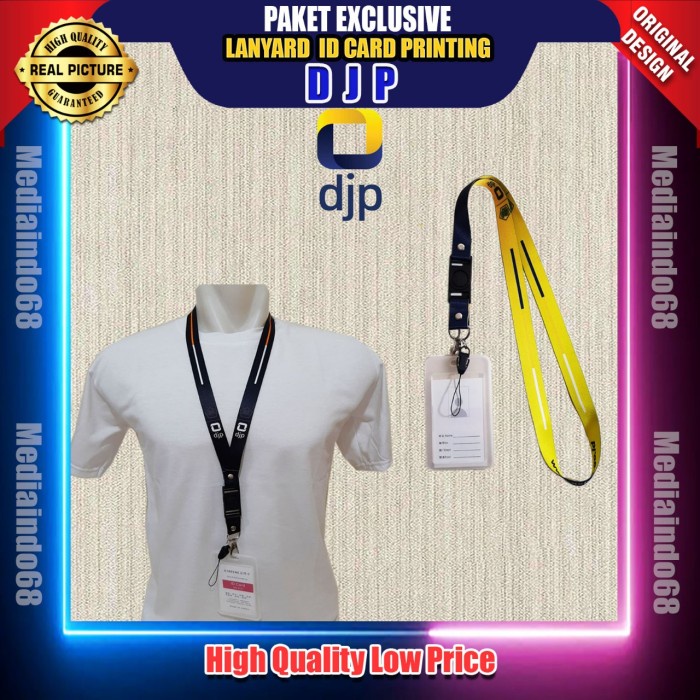 

[DD] DJP Lanyard Id Card Printing - PAKET LENGKAP EXCLUSIVE