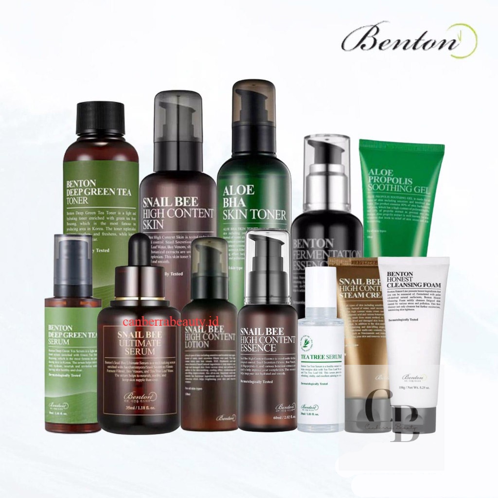 Benton Snail Bee | Benton Green Tea | Benton Aloe Real Cool Soothing Gel -Aloe Propolis Soothing Gel