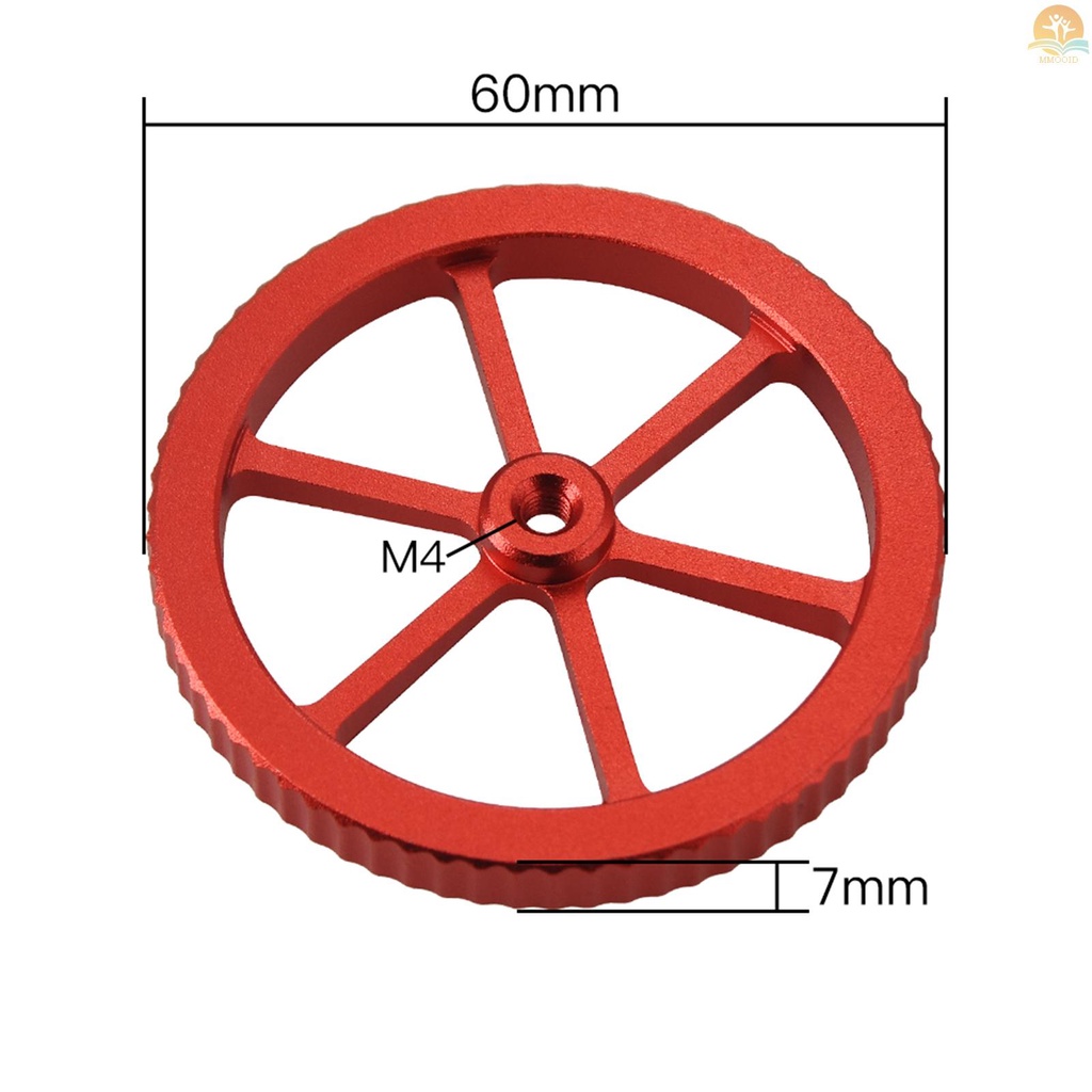 In Stock Dua Pohon Suku Cadang &amp; Aksesoris Printer 3D Yang Ditingkatkan Semua Ekstruder Metal Dan 4pcs Hand Twist Leveling Nut Diameter 60mm Dengan 4pcs Per Tidur Yang Dipanaskan Untuk Kreativitas Ender-3/Ender