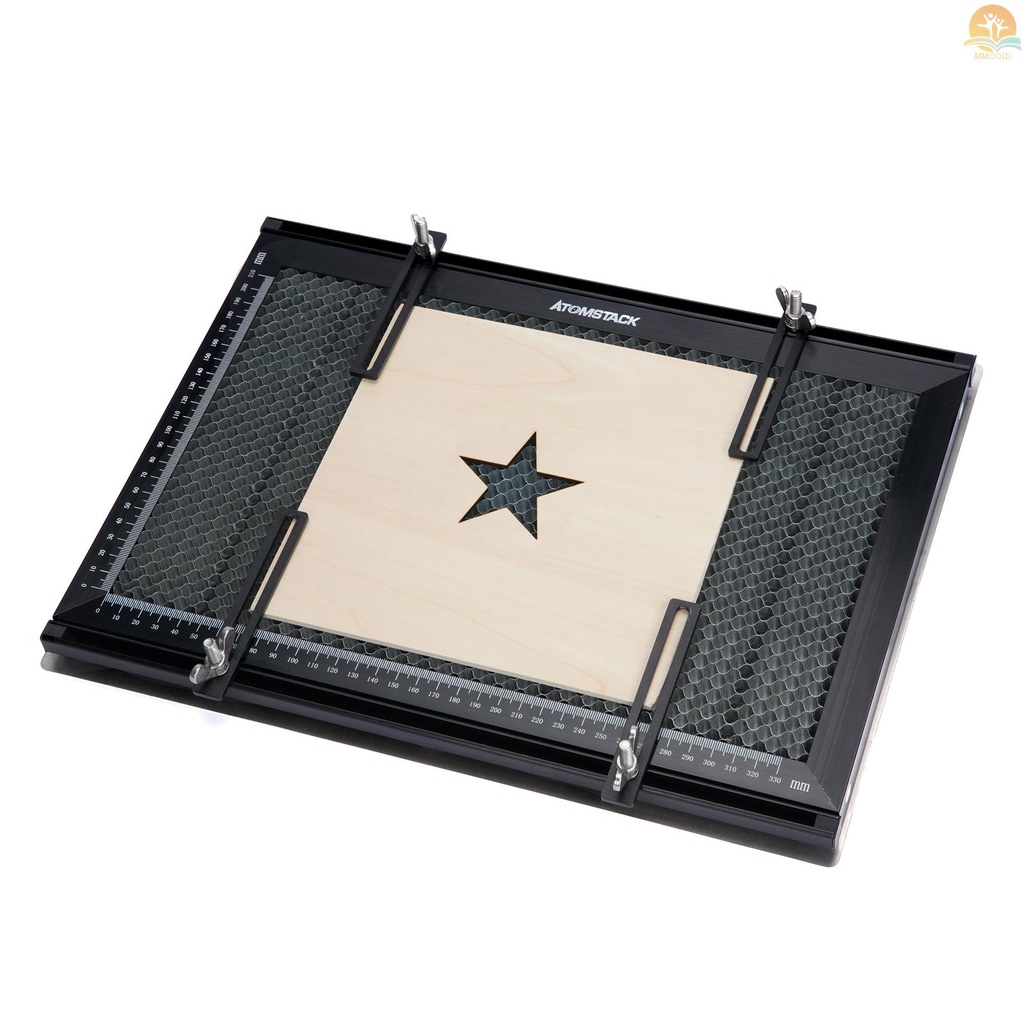 In Stock ATOMSTACK Laser Engraver F1 Honeycomb Meja Kerja Semua-metal Struktur Steel Panel Board Platform Dengan Pengukuran Untuk CO2/Diode/Fiber Mesin Ukir Laser Compatible