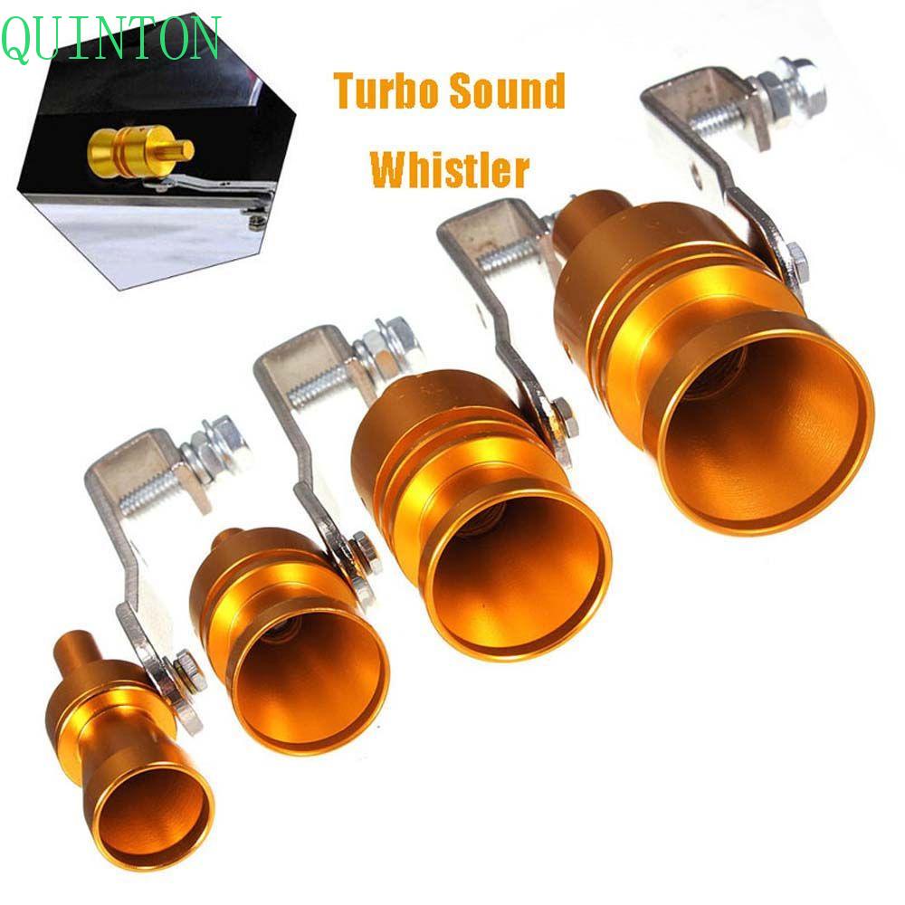 QUINTON Turbo Pipa Knalpot Universal Gold/Silver Roar Maker Simulator Pipa Suara Auto Suku Cadang Pengganti Knalpot Suara Motor Blow Off Valve