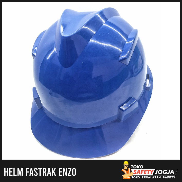 HELM SAFETY PROYEK FASTRACK PUTIH KUNING MERAH HIJAU BIRU ORANGE ENZO - Putih SNI