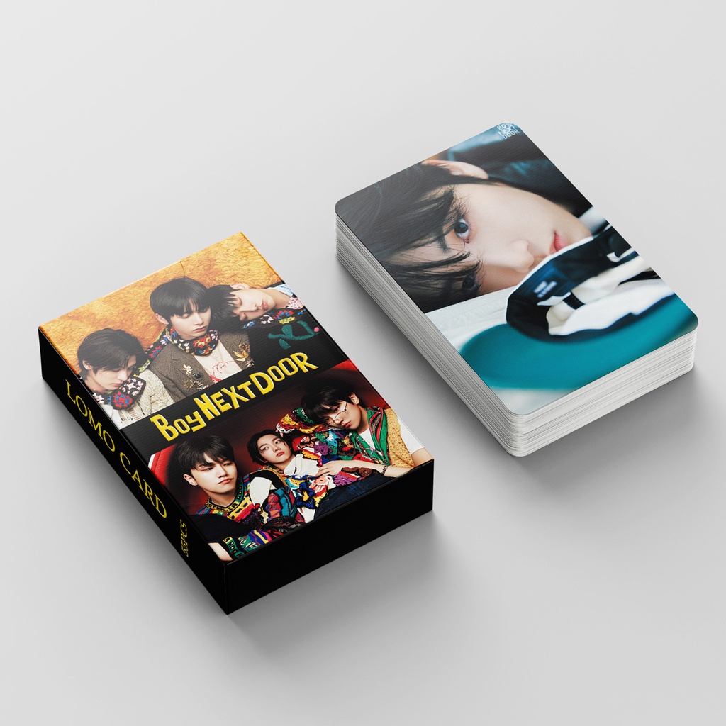 55pcs /box Cowok Sebelah WHO! Album Photocards Lomo Card BOYNEXTDOOR Kpop Postcards