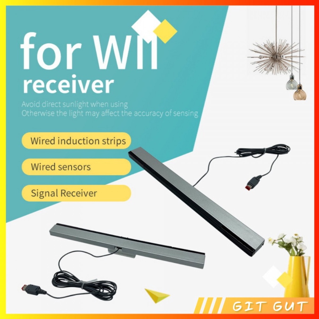 Sensor Bar Nintendo WII WIIU WIIU Wired Receiver Infrared Ray Remote