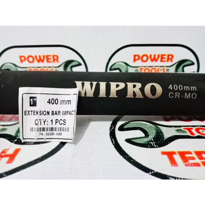 Impact Extension Bar WIPRO 1" (400 mm) impact Extension Bar
