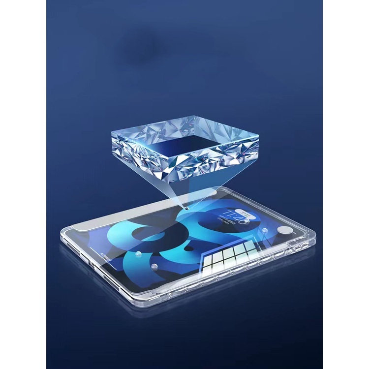 360 Rotating Acrylic Crystal Case For iPad Gen 7/8/9/10 Pro 11&quot; M1/M2 Air4/Air5 2021/2022